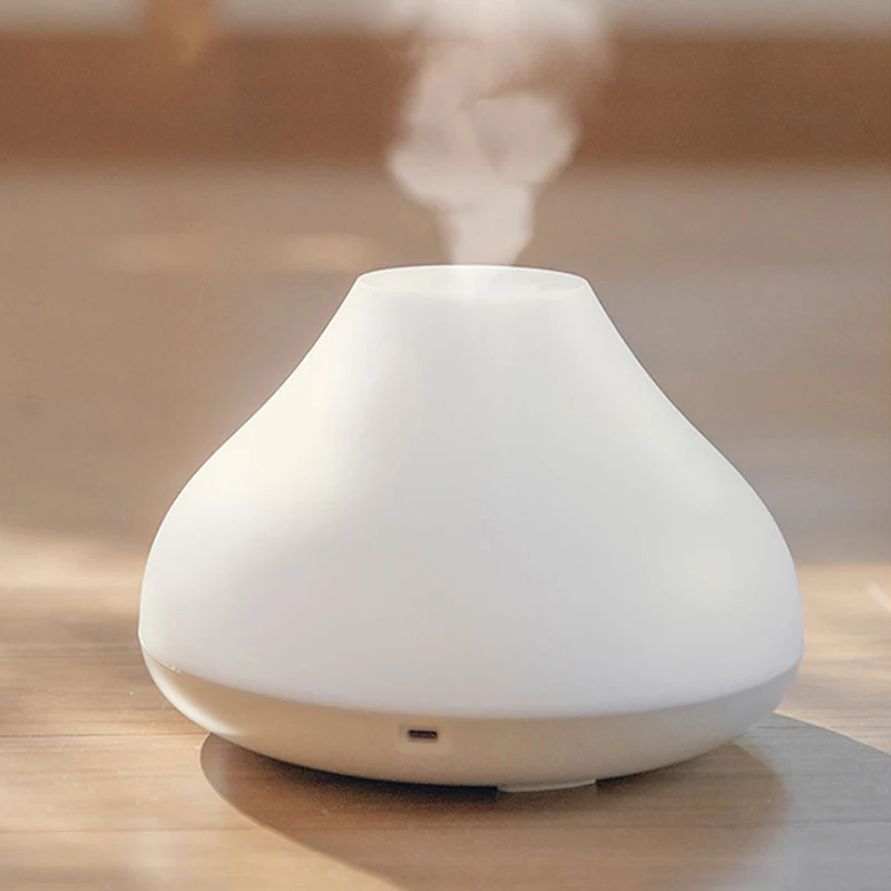 Solove Ultralyd Luftfugter USB-Genopladelige Air Aroma Diffuser Aromaterapi Nat Lys Mute Tåge Timing Befugtningsapparater 3