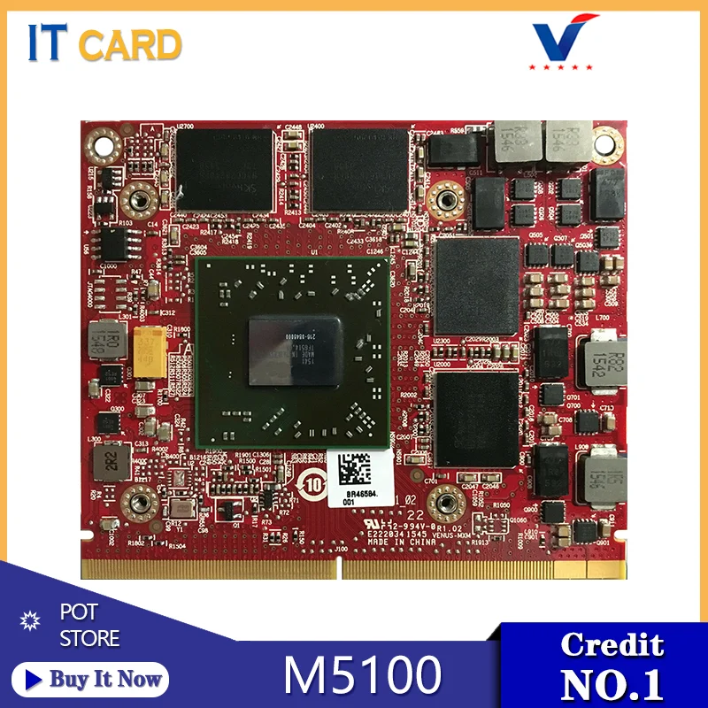 FirePro M5100 2GB GDDR5-Video Graphics Card 216-0846000 Med X-Beslag Til Dell Precision M4600 M4700 M4800 Bærbar Test OK 3