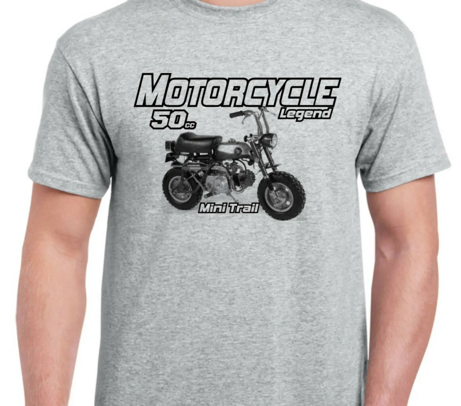 Honda Minitrail Z50A Inspireret Motorcykel, Motorcykel, Cykel-Shirt t-shirt 3