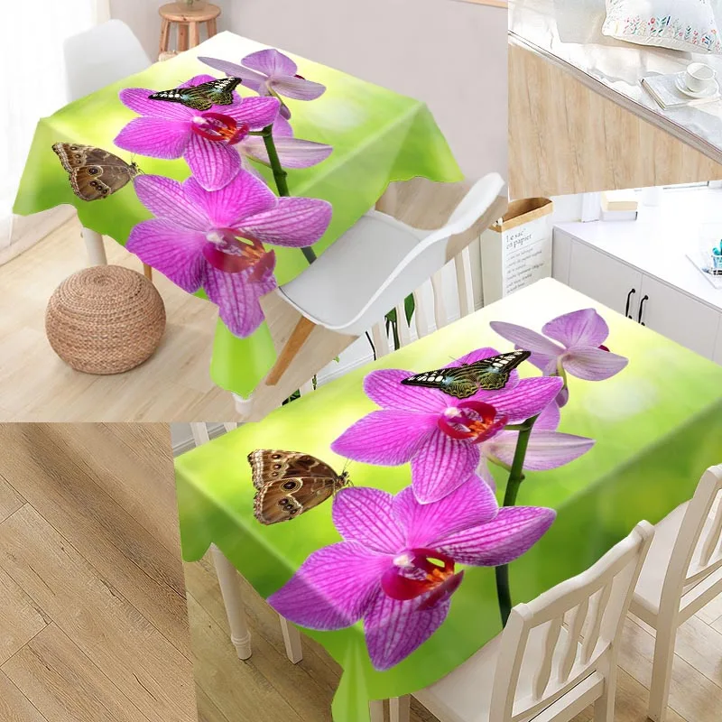 Brugerdefineret butterfly Moderne Støvtæt Dug Høj Kvalitet Print Dug Alt for Hjem og Køkken 3
