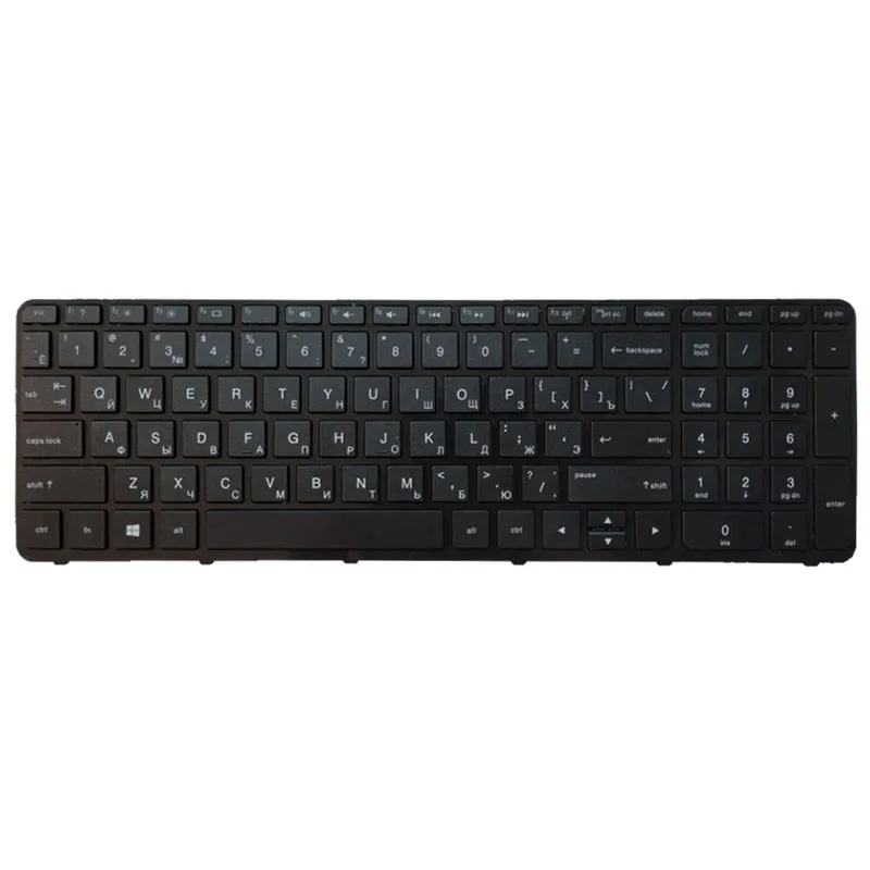 Russisk NY laptop tastatur TIL HP Pavilion 15-f000 15-g000 15-h000 15-r000 15-F, 15 G, 15-H PK1314D2A05 V140502AS1 RUC Med ramme 3
