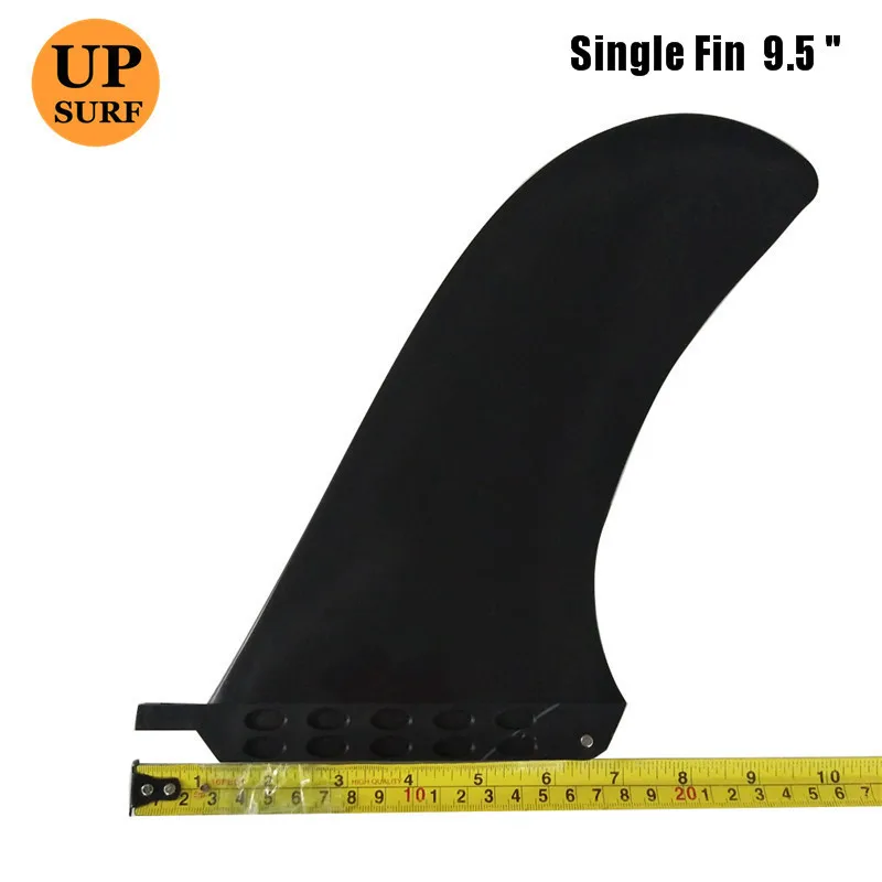 Enkelt fin 9,5 tommer center fin surf fin sup fin stand up paddle longboard fin 3