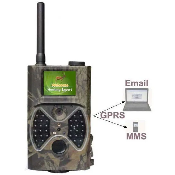 Høj Kvalitet GPRS, SMS, MMS HD HC-300 METER Digital Infrarød Kamera Trail Jagt Video IR Cam 940NM, MMS, GPRS-12M NY 3