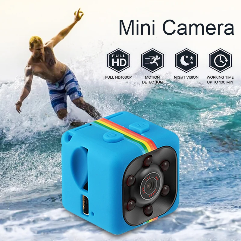 1stk SQ11 Mini Videokamera Webcam 960P HD Web-Kamera nattesyn Bil DVR Kamera Vidvinkel Web Cam Videokameraer 3