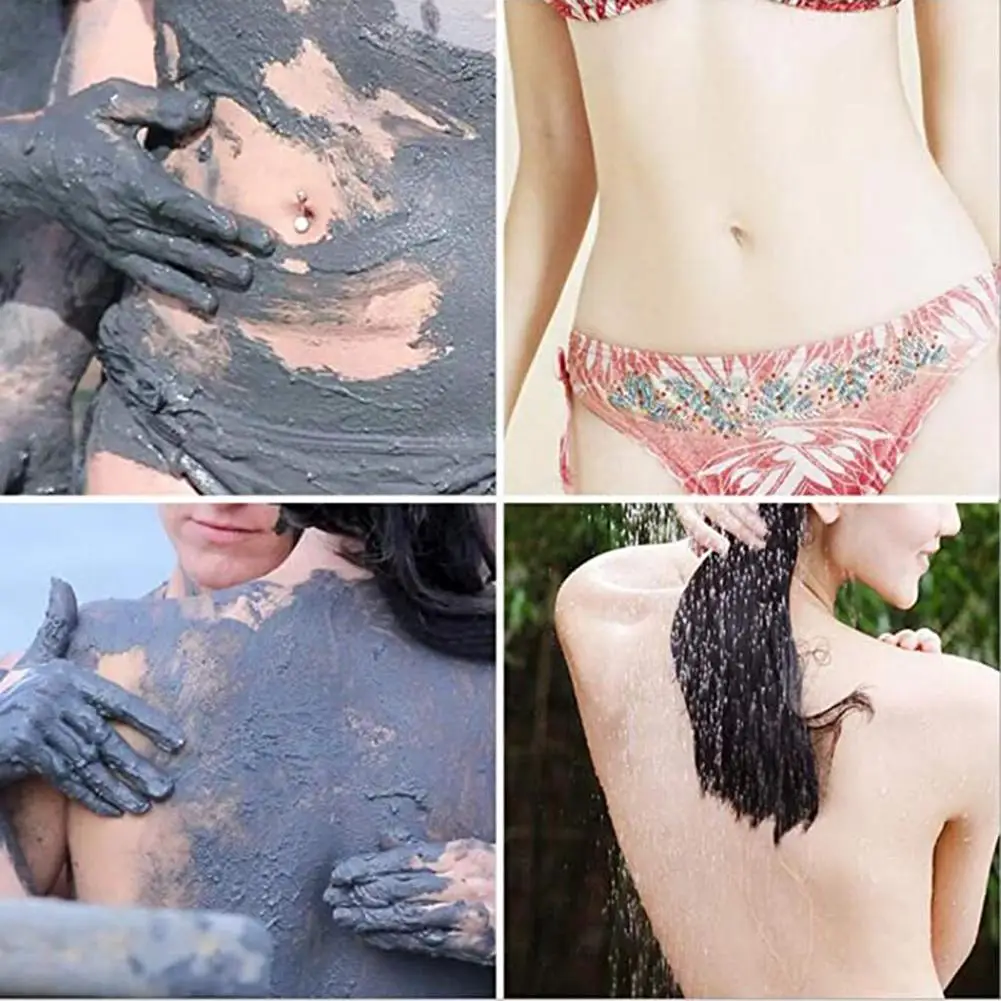 Vulkansk Mudder Shower Gel, Body Wash Kridtning Dybt Ren Hud Fugtgivende Exfoliating Body Care Badning Cream Shower Gel 3