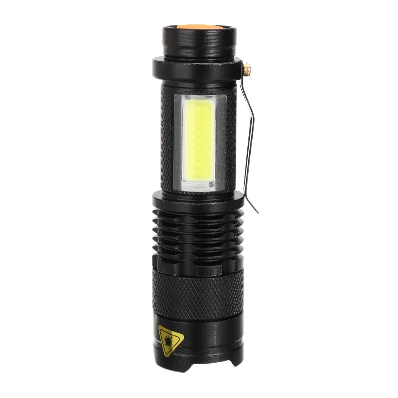 Mini LED Lommelygte Vandtæt 14500/AA-Batteri Lygter Teleskopisk Zoom Arbejde-Lys til Udendørs Vandreture Rejse 9.3x2.5x2cm 3