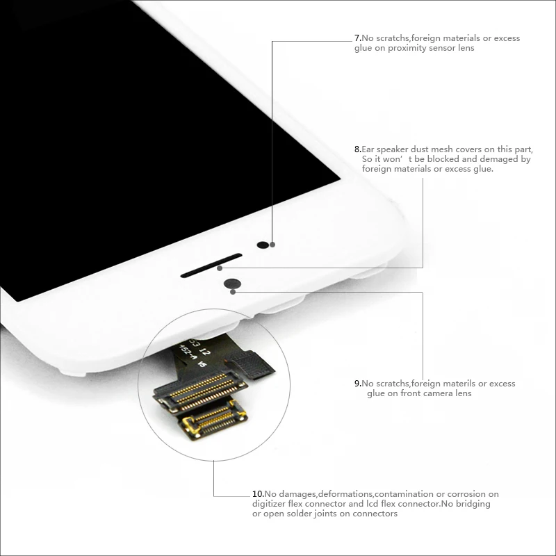 Fabrik LCD-Til iPhone 4 4s LCD-Skærm Touch screen Digitizer Assembly Telefon Reservedele Til iPhone 4 4s LCD-Skærm 3