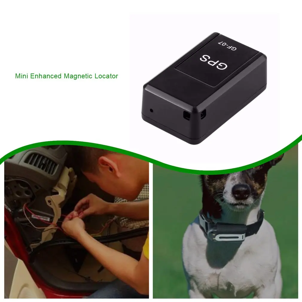 Mini KÆRESTE-07 Magnetiske GPS Tracker Bil GPS Locator Tracker Anti-Tabte Optagelse Tracking-Enhed Til Hund Barn Placering Trackers 3