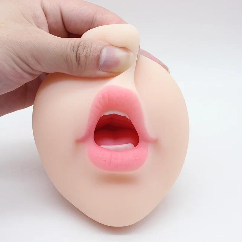 4D Realistisk deepthroat Mandlige Masturbator Silikone Kunstig Vagina Munden Anal Oral Sex Erotisk Legetøj Sex Legetøj til Mænd onanerer 3