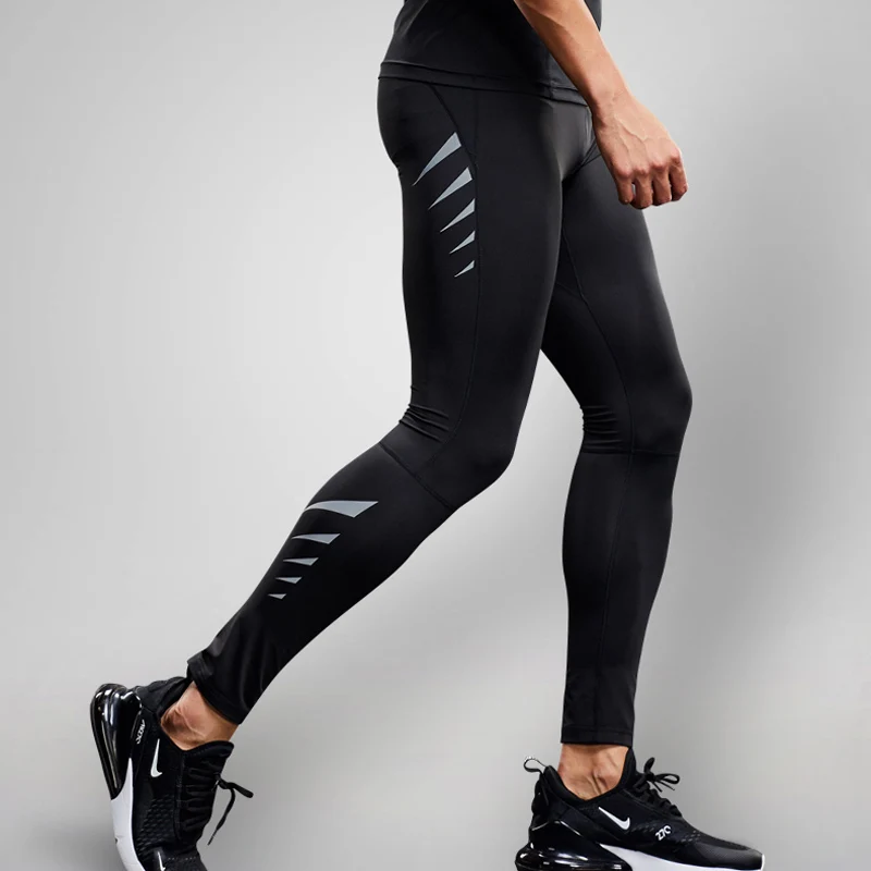 Mænd ' s Komprimering Bukser Mandlige Strømpebukser, Leggings til at Køre Gym Sport Fitness Quick Dry Fit Joggings Træning Sorte Bukser 3