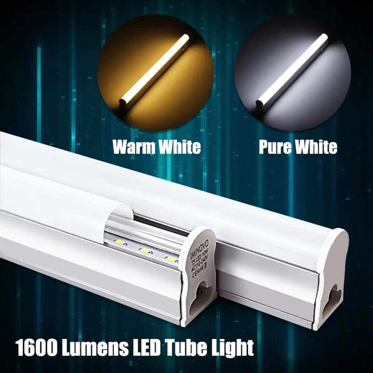 30cm LED Strip 2835 LED Tube Light Tabel bordlamper til Kabinet Soveværelse Stue Hvid/Varm Hvid Lys 3
