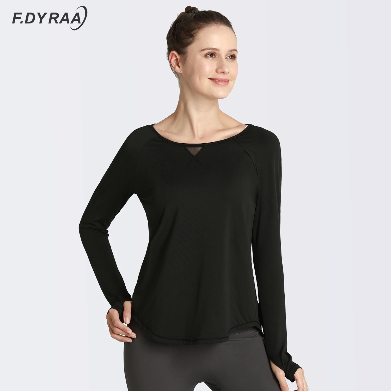 F. DYRAA Kvinder med sportstøj til Fitness, Løbe t-Shirt Fitnesscenter Fashion Sport T-shirt Yoga bedste Kvindelige Træning Toppe Bluse 3