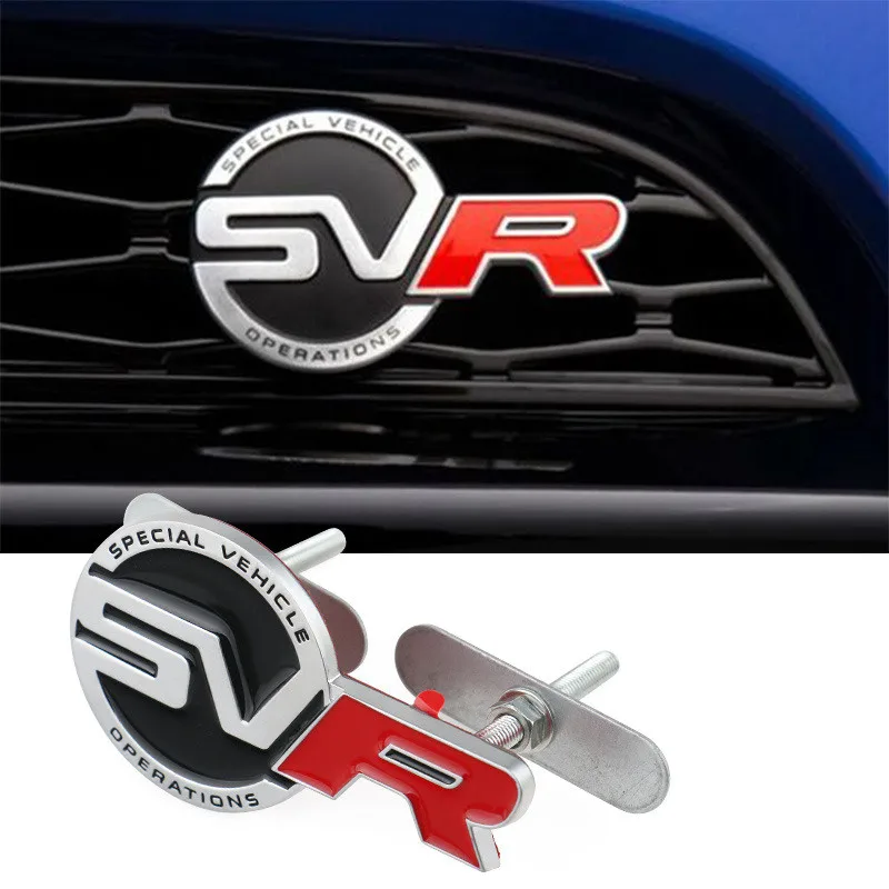 Metal Bil Krop Klistermærke til SV Logo Land Rover defender freelander 2 opdagelse Auto Styling Brev Mærkater, Logo Badge Tilbehør 3