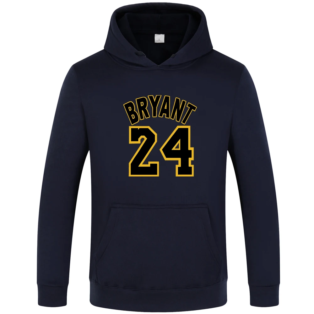 Nye Hoodie Sweatshirt Mænd Basketball Sport Hoody Souvenir-Kobe Bryant 24 Tegn, der er Trykt Mænds Tøj, Pullovere Vinter Hættetrøjer 3