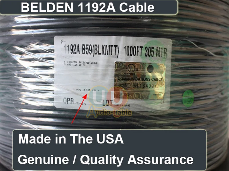 HIFI-Mandlige-Kvindelige Balancerede XLR Kabel OS oprindelige Belden Audio Professional Signal Kabler, Guld-belagte XLR Terminaler 1m 2m 3