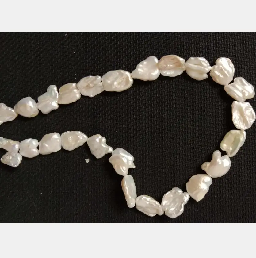 Fantastisk store 13-18mm barok ferskvands kulturperler perle necklace17 3