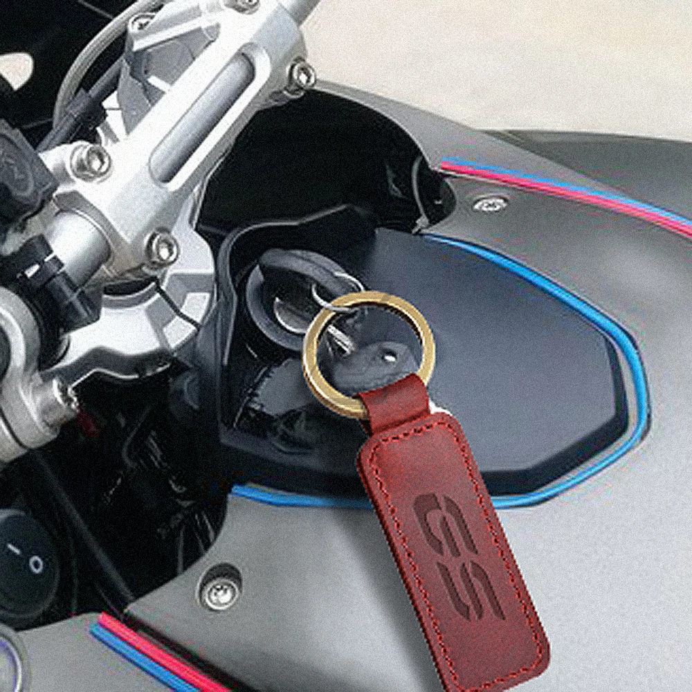 Motorcykel Nøglering Koskind-Tasten Ring Tilfældet for BMW Motorrad GS F800GS F850GS R1200GS R1250GS G310GS G650GS 3