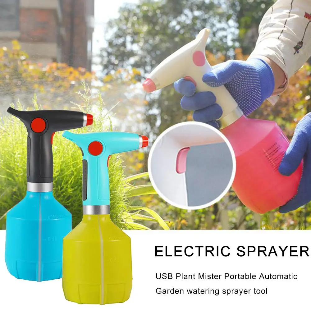 Bærbare Vand Dåser Have USB-Genopladelige Spray Flaske Vanding Værktøj Til Blomst Plante Elektrisk Brusebad Vanding 3