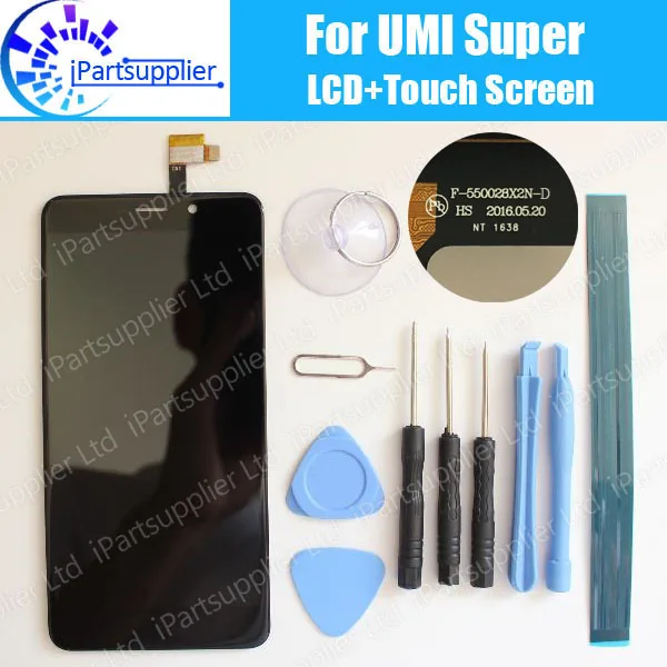 Umi Super LCD Display+Touch Screen Oprindelige LCD-Digitizer Glas Panel Erstatning For Umi Super F-550028X2N 3