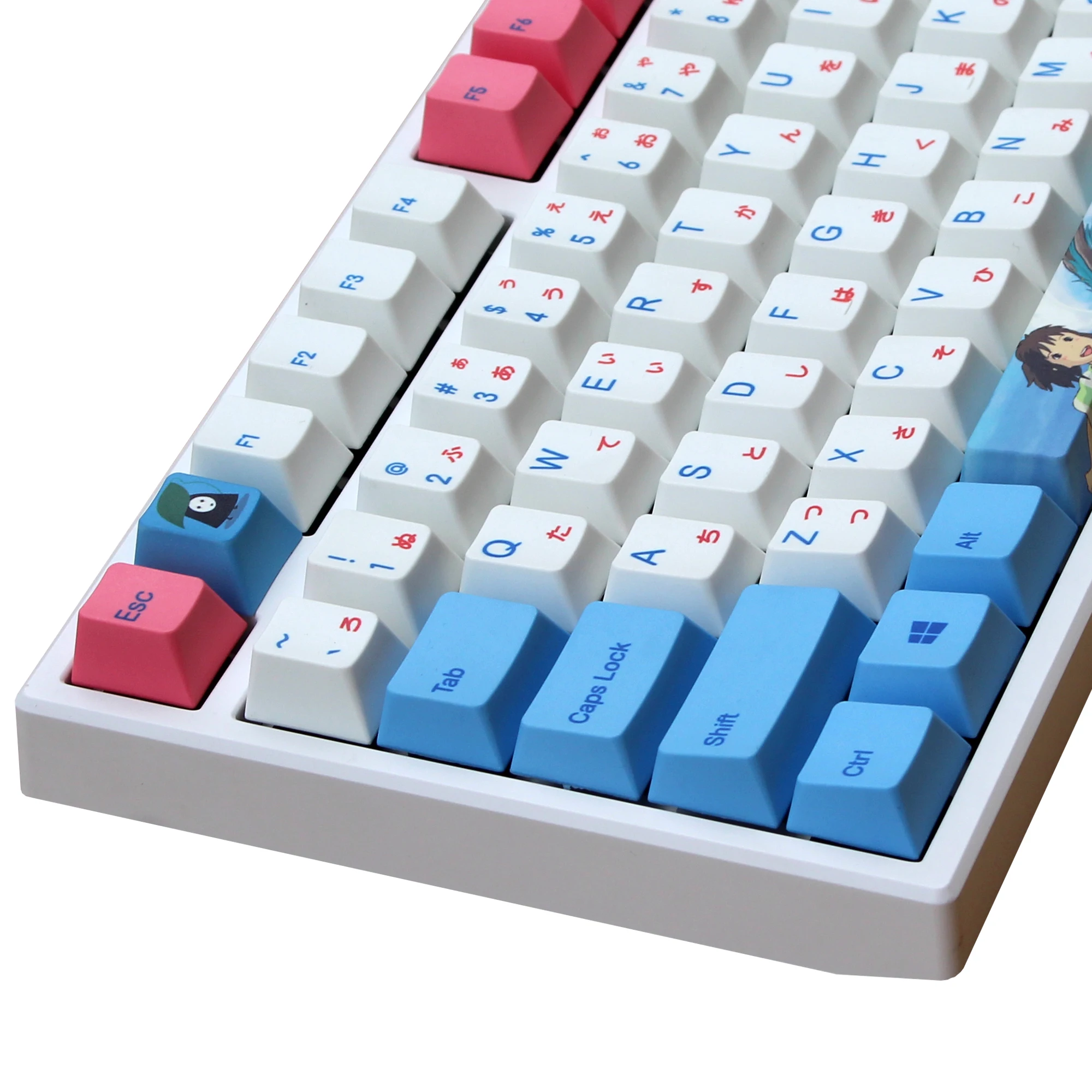1 sæt PBT-dye sublimation keycap egnet for ANSI standard tastatur layout og MX switches mekanisk tastatur tasterne 3