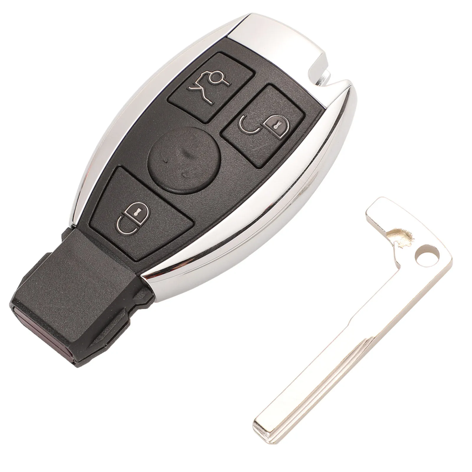 Jingyuqin Fjernstyret Bil-Tasten 315/434MHZ Til Mercedes Benz NEC BGA VÆRE År 2000 2/3/4 Knapper Smart Key Controller 3