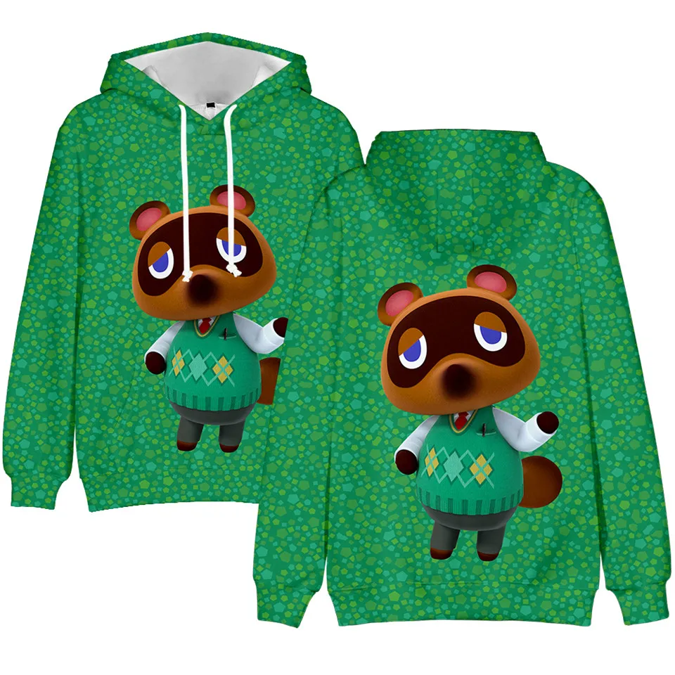 3D Spil Animal Crossing Cosplay kostume Hoodie Sweatshirts Mænd Kvinder Timmy Pullover hoodie Unisex Kostume Træningsdragt 3
