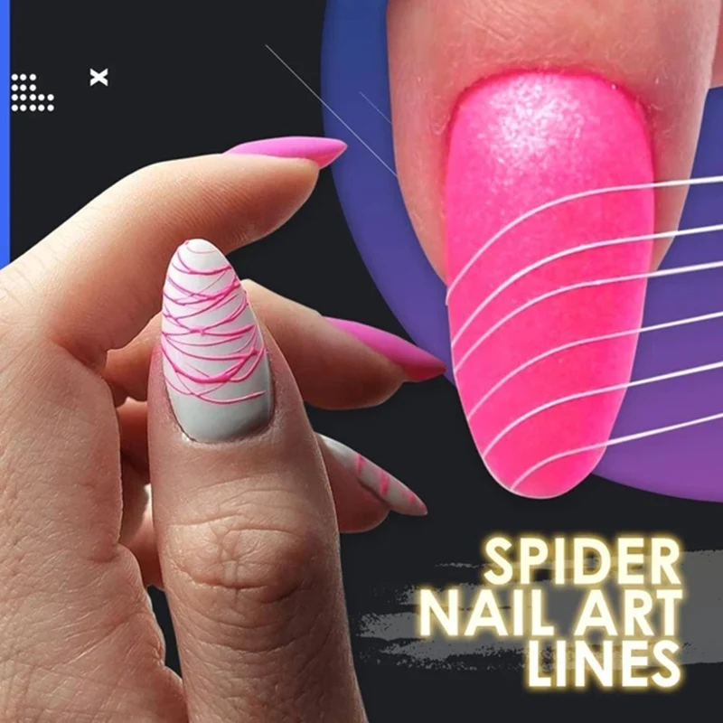 3pcs/set Lysende Spider Nail Gel Sæt Klassiske Farve Nail Art Spider Gel Manicure Forsyninger DIY Nail Design ZGOOD 3