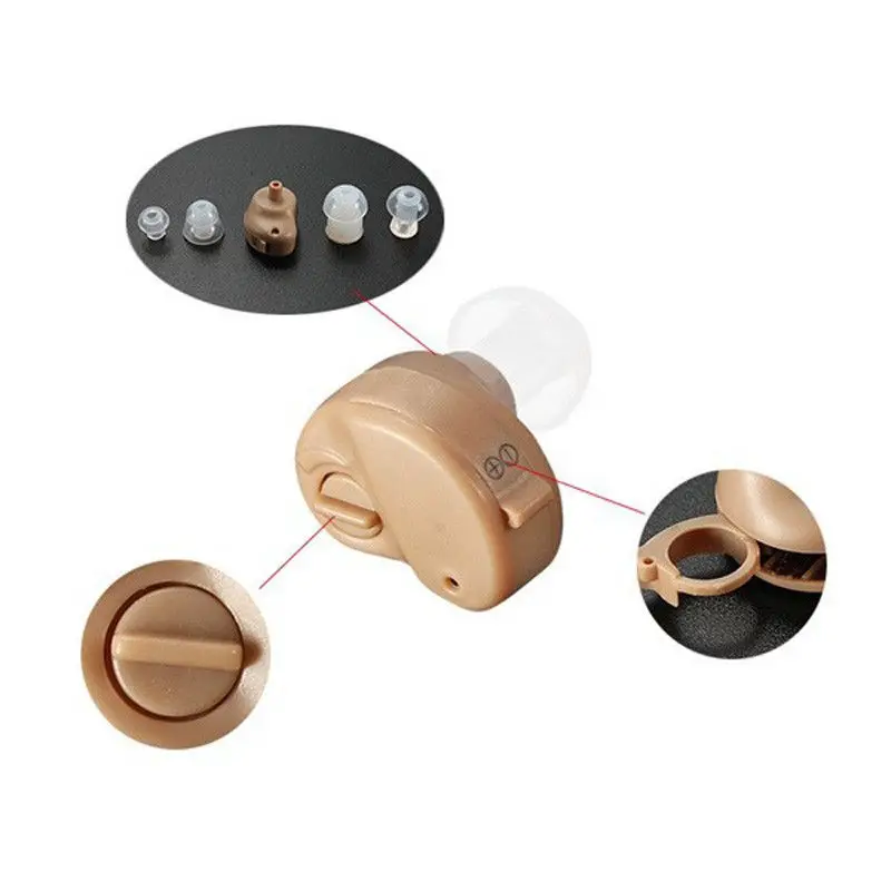 K-80 Mini-Høreapparater, der er I-øret-høreapparat Bærbare Usynlig Lyd Enhancement Forstærker Justerbare Digitale Ear Care Hjælpemidler 3