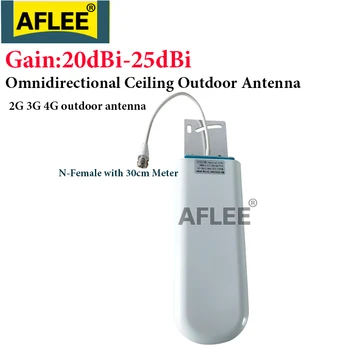 4G LTE antenne 25dBi Udendørs Antenne GSM-antenne 3G 4G booster antenne N kvinde, for 2G 3G 4G LTE mobilt signal forstærker booster 4