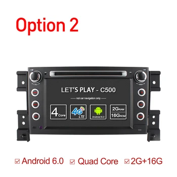 4G SIM-LTE 1024*600 Octa 8 Core Android6.0 For SUZUKI GRAND VITARA 2005 - Bil DVD-Afspiller Navigation GPS Radio wifi 32G ROM 1