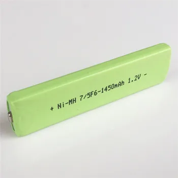 4stk 1,2 V 7/5F6 67F6 1450mAh ni-mh Tyggegummi batteri 7/5 celle F6 for panasonic sony MD-CD, kassette afspiller 0