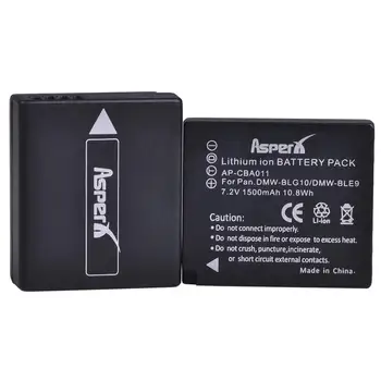 4stk DMW-BLG10 BLG10E BLG10PP BLE9 BLE9E BLE9PP Kamera Batteri + LCD-USB-Oplader til Panasonic Lumix DMC-GF6 GX7 GF3 GF5 BLE9 1624