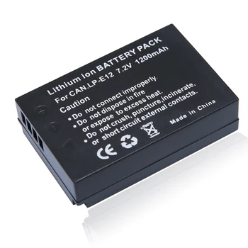 4stk LP-E12 LPE12 LP-E12 Kamera Batteri Batería Batterie AKKU + LCD-USB-Oplader Til Canon M 100D Kys X7 Rebel SL1 EOS DSLR-M10 0