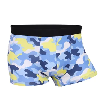 4stk/meget Sexet undertøj til mænd Camouflage trykt boksere mænd boxers trusser Undertøj til Mænd underbukser Shorts Boxer shorts 3