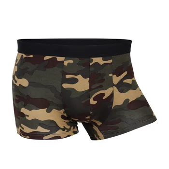 4stk/meget Sexet undertøj til mænd Camouflage trykt boksere mænd boxers trusser Undertøj til Mænd underbukser Shorts Boxer shorts 5