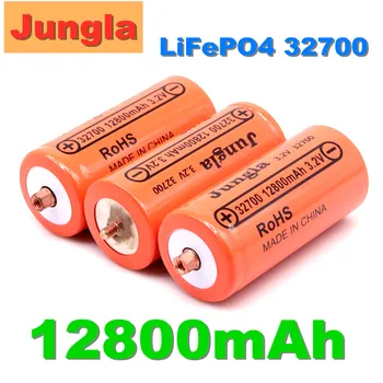 4STK oprindelige 32700 12800mAh 3.2 V lifepo4 Genopladeligt Batteri Professionel Lithium-Jern-Fosfat-Power-Batteri med skrue 0
