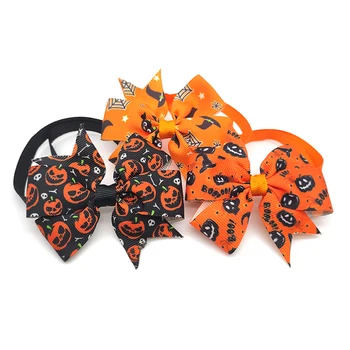 50/100 Pc Halloween Selskabsdyr Hvalp Hund Grooming Produkt Ny Ferie Part Hvalp Kat Hund Tilbehør Pet Supplies Dog Butterfly, Slips 2