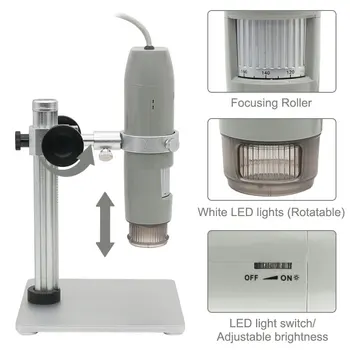 500X Digital Mikroskop 5.0 MP USB-Elektronisk Mikroskop Digital Video Kamera Polariserende Mikroskop for Halvleder-Test 3