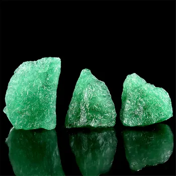 50g Naturlige Grønne Jordbær Kvarts Ædelsten Mineral Prøve grus krystal Sten Uregelmæssige Reiki Healing 3