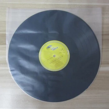 50stk/masse LP-grammofonplade,singlen indre plastikposer, indre sleeves til LP plader 12