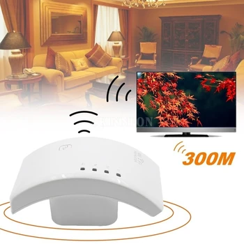 50stk/Masse Wireless-N Netværk Enheden Trådløst internet Wi-Fi Repeater Booster Router Range Expander 300Mbps 2dBi Antenner Netværk 0