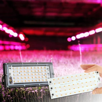 50W LED vækst Lys Fulde Spektrum Chip 220V Phytolamp For Planter Telt Floodlight LED Phyto Lampe Voksende Max Blomster Sætteplante 2