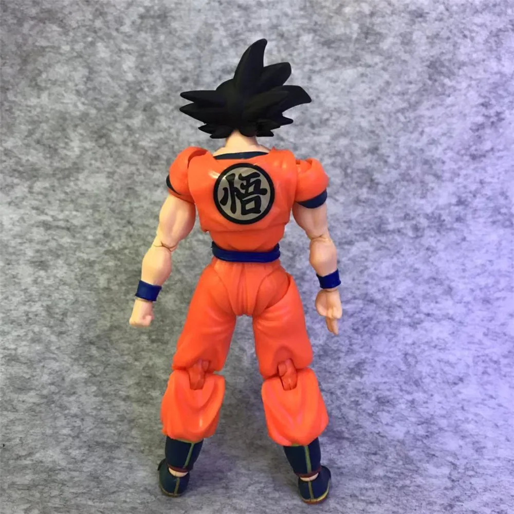 Anime Figur Dragon Ball Z Son Goku PVC-Legetøj Sort Hår Fælles Bevægelig Model Gokou Handling Figur Indretning Hjem DBZ Samling Dukke 4