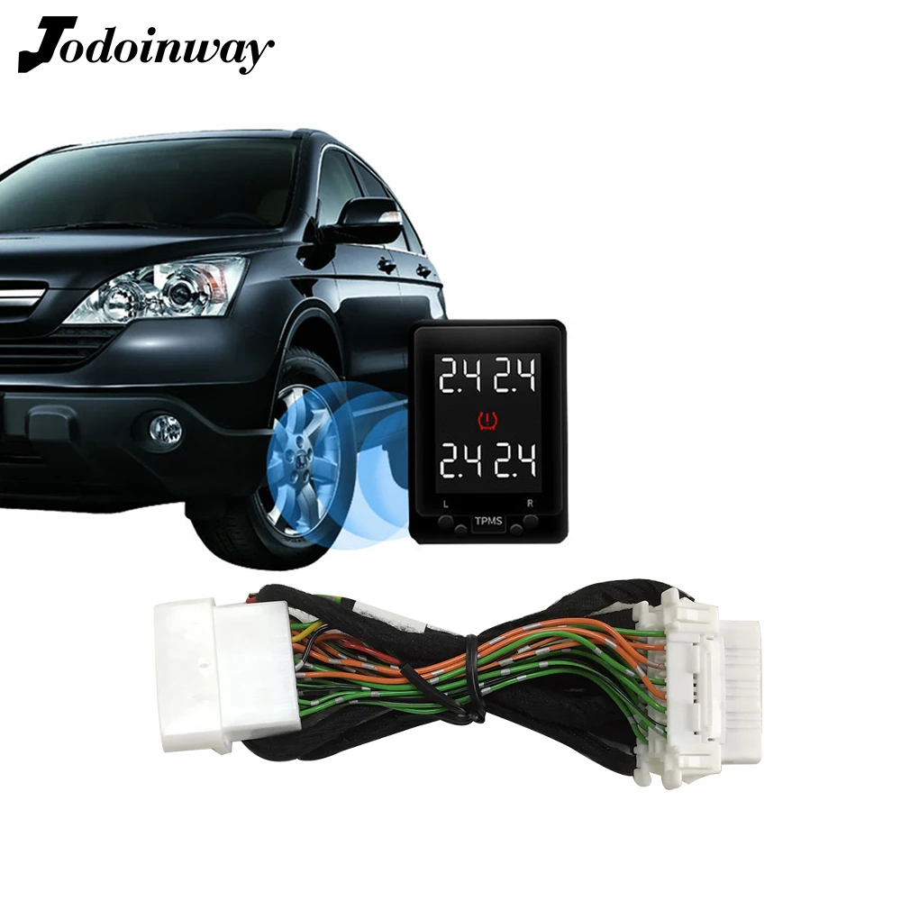 For Honda GREIZ Gienia Odyssey TPMS OBD Dæktryk Overvågning Auto Sikkerhed Alarm System, Ingen Sensor 4