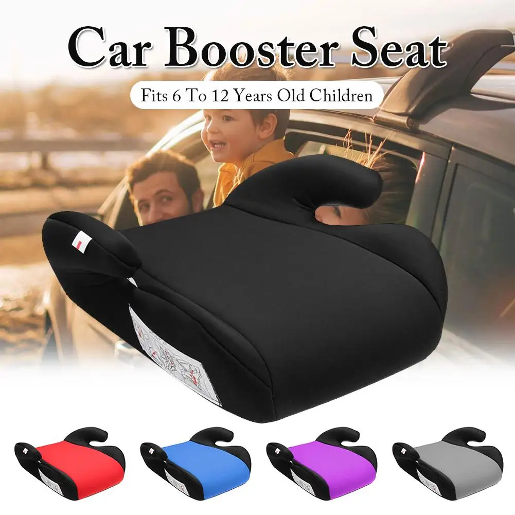 Bil Booster Seat Safe Robuste Børn Booster Sæde, Non-slip stødabsorbering Måtten Passer til 6 Til 12 År Gamle Børn 4