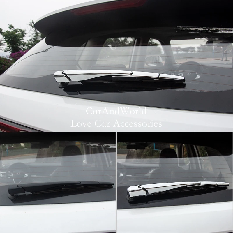 For Changan CS35 Plus 2018-2020 ABS Chrome Rear Window Regn viskerarmen Blade Frame Cover Beskytter Trimmer Støbning Bil Tilbehør 4