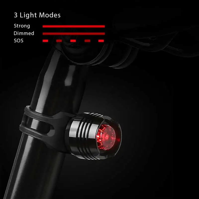 MTB LED Cykel Cykel Lys T6 8000LM LED Lommelygte Zoomable Lommelygte For Camping Lantern 18650 5000mAh Batteri Med Baglygte 4