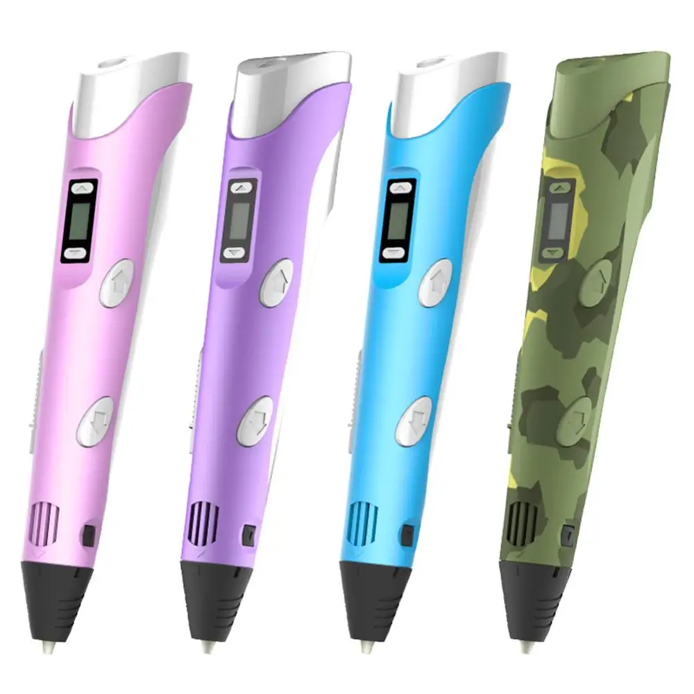 USB-Drevne Digital Display Smart 3D-Print-Pen med Filamenter Kreativitet Udtryk Forsyninger til Børn Dejlig Gave 4