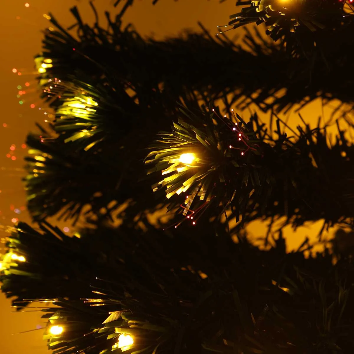 1,8 M, 2.1 M 240Leds 10modes Lys juletræ Fe Sød Dekoration Jul Træer med Stå Fest Dekoration 4