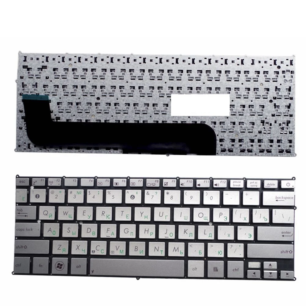 RUC Nyt FOR ASUS UX21 UX21E UX21A Laptop Tastatur russiske Sølvskinnende 4